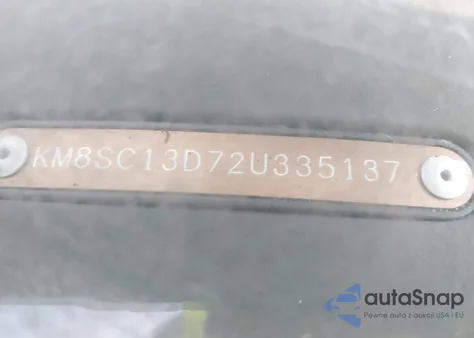 2002 Hyundai Santa Fe Gls/Lx из США, поврежденный, VIN KM8SC13D72U335137